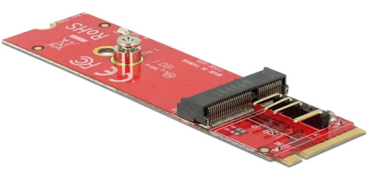 DELOCK Converter M.2 Key M male > M.2 Key E slot for USB and PCIe modules DELOCK Converter M.2 Key M male > M.2 Key E slot for USB and PCIe modules