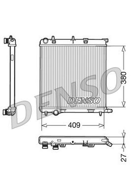 Radiator DENSO DRM21026 Radiator DENSO DRM21026