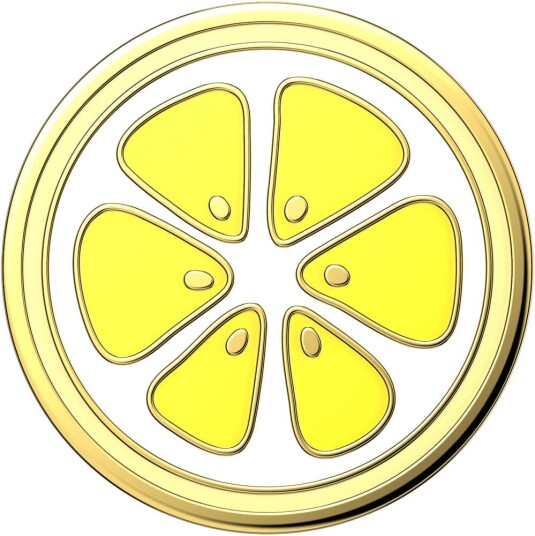 Popsockets Popgrip Enamel Lemon Slice Yellow