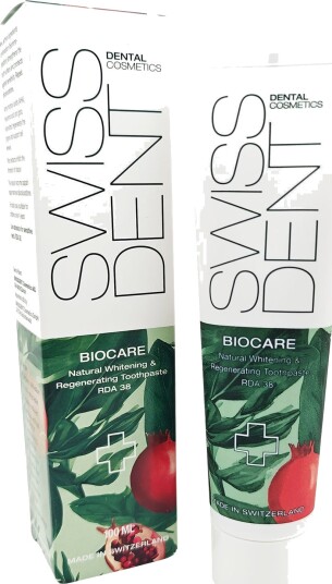 Tannbleking Tannkrem SwissDent BioCare 100 ml.