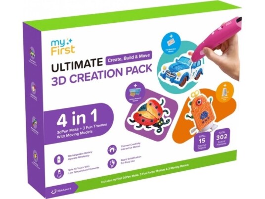 Myfirst 3Dpen Make Creator Kit 3D Creative FP3304KT RD01 Rød Myfirst 3Dpen Make Creator Kit 3D Creative FP3304KT RD01 Rød
