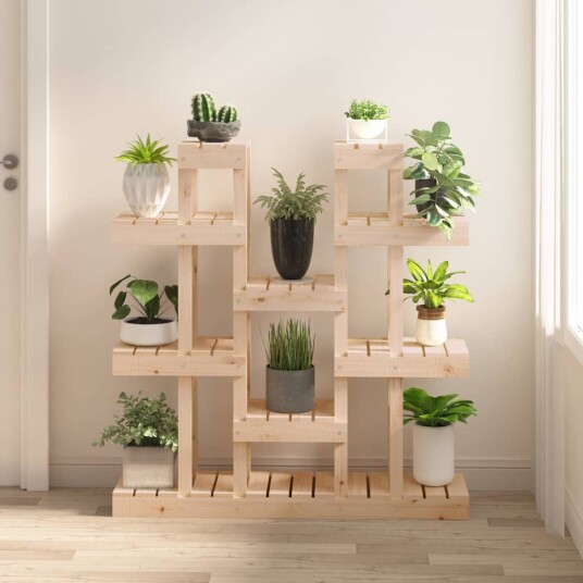 vidaXL Plantestativ 104,5x25x109,5 cm heltre furu vidaXL Plantestativ 104,5x25x109,5 cm heltre furu