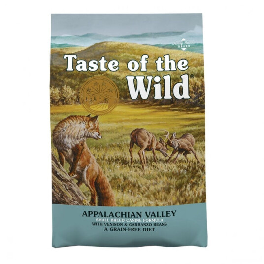 Taste of the Wild Appalachian Valley Small Breed 5,6 kg - Kornfritt hundefôr med lam og and