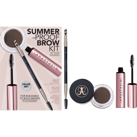 Anastasia Beverly Hills Summer Proof Brow Kit Medium Brown 4g + 7,85 ml Øyenbrynssett