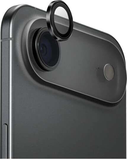 Uniq Optix Aluminium Kameralinsebeskytter med Applikator til iPhone 17 Air - Svart