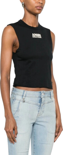 Amiri Dame Topper Svart S, Amiri Dame Topper Svart S,