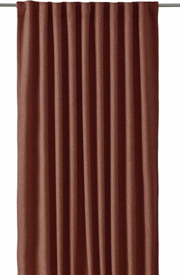 Svanefors Greenwich gardin 2-pack Rust 140 x 280 cm