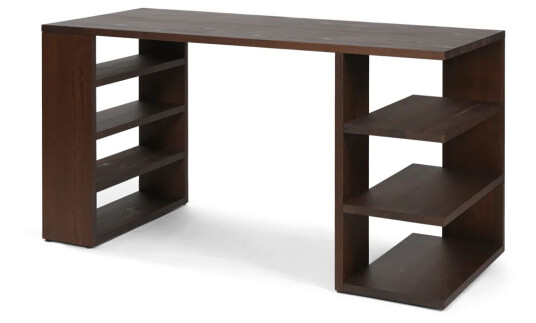 ferm LIVING Edre skrivebord 137 x 65 x 73,5 cm Dark Stained Pine