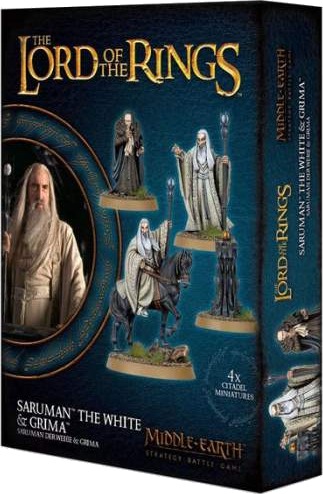 Lord of the Rings Saruman the White & Grima