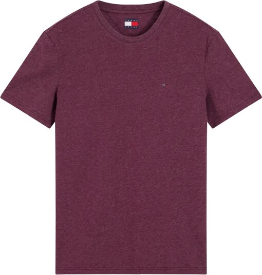 Tommy Jeans Tjm Xslim Jaspe Htr Tee Ext   CALYPSO BERRY HTR   3XL