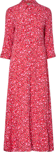Y.A.S Savanna Long Shirt Dress Rød L Y.A.S Savanna Long Shirt Dress Rød L