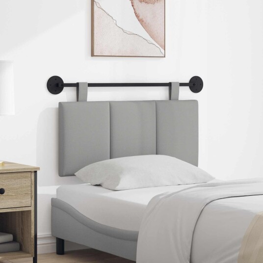 Hengende sengegavl Sky Grey Stoff