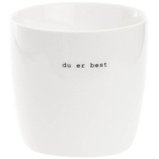 Sögne Home  Krus du er best 30 cl hvit
