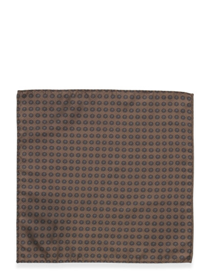Lindbergh Black Bow Tie With Pattern - Brown - ONE SIZE