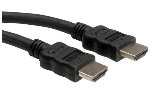 Roline 5m HDMI Høykvalitetskabel med Ethernet, 1080p, Svart Roline 5m HDMI Høykvalitetskabel med Ethernet, 1080p, Svart