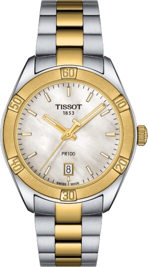 Tissot PR 100 Sport Chic Lady T1019102211100 - Dame - 36 mm - Analog - Kvarts urverk - Safirglass