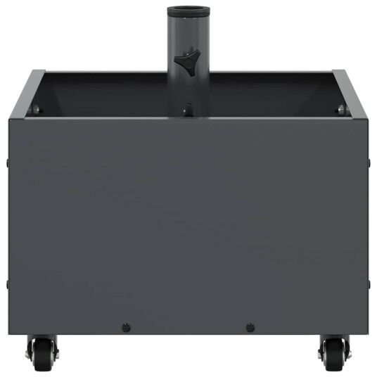vidaXL Parasolbase med plantekasse Antrasitt 45 x 45 x 45 cm Stål