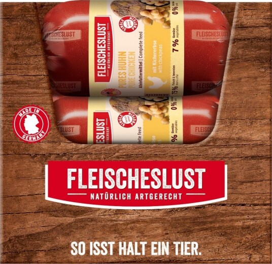 Fleischeslust Våtfôr Sensitiv Ren Med Kikerter Kylling 15 X 200 G