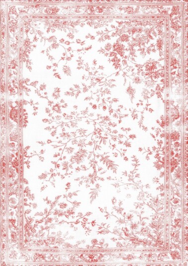 Wilton teppe Tulum rosa/hvit Størrelse: 240 x 340 cm