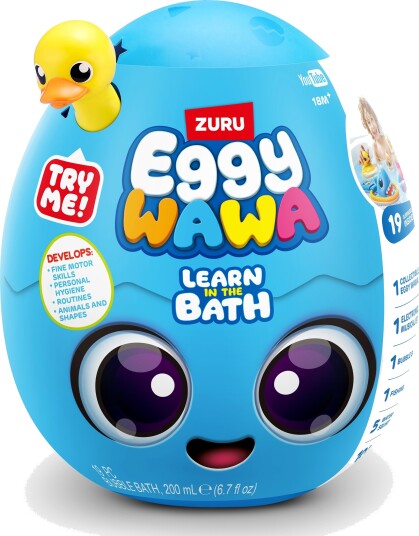 Eggy Wawa Bath Time Assorted 15101 Eggy Wawa Bath Time Assorted 15101