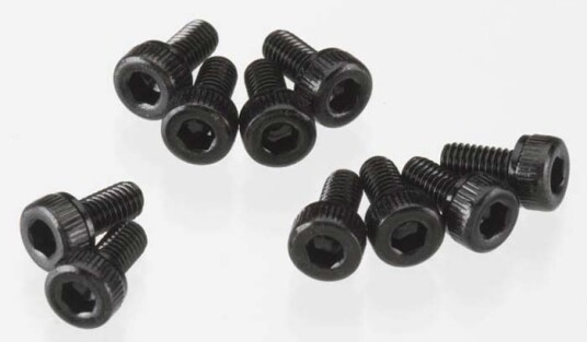 Axial 083 Cap Head M3x6mm Black Oxide 10