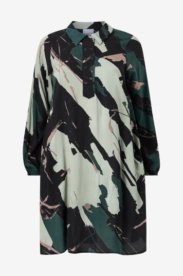 Zhenzi Kjole Zh anity 1206 L/S Grønn Zhenzi Kjole Zh anity 1206 L/S Grønn