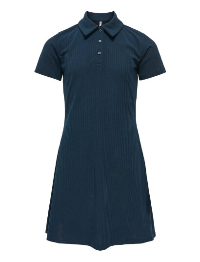 Kids Only Kogtella Life Ss Polo Dress Jrs Navy 158 164