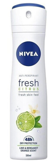 Nivea Fresh Citrus Deodorant 48h Spray