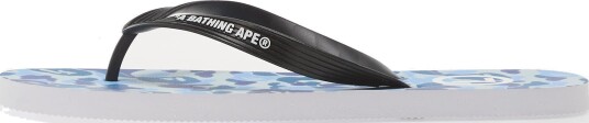Joggesko A BATHING APE Abc Camo Beach Sandals M Blue EUR L