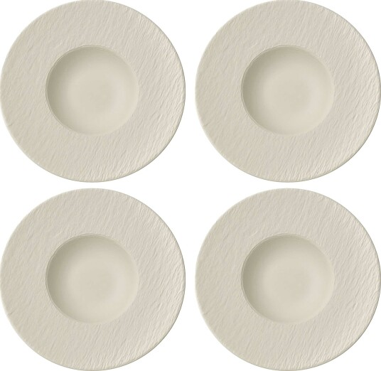 Manufacture Rock Tallerken 28 cm 4 pk Hvit