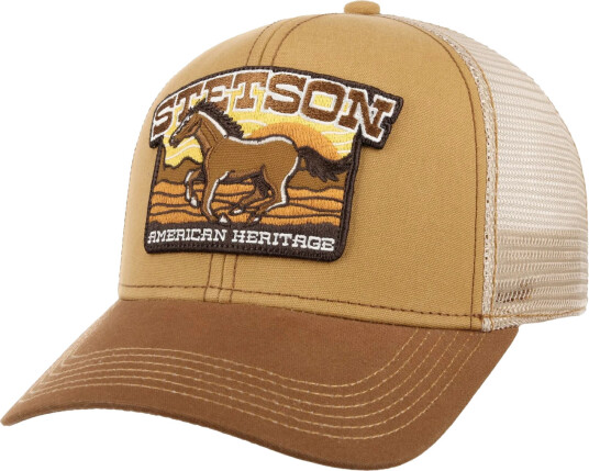 Stetson American Heritage Horse Trucker Cap Brown OSFA