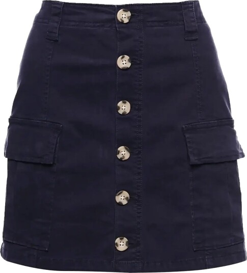 Superdry Alchemy Cargo Mini Skirt Blue 34
