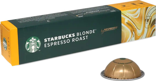 Starbucks | Blonde Espresso Roast 10 espresso kapsler til Nespresso® Vertuo