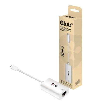 Club 3D CAC-1519 - network adapter - USB-C 3.2 Gen 1 - Gigabit Ethernet