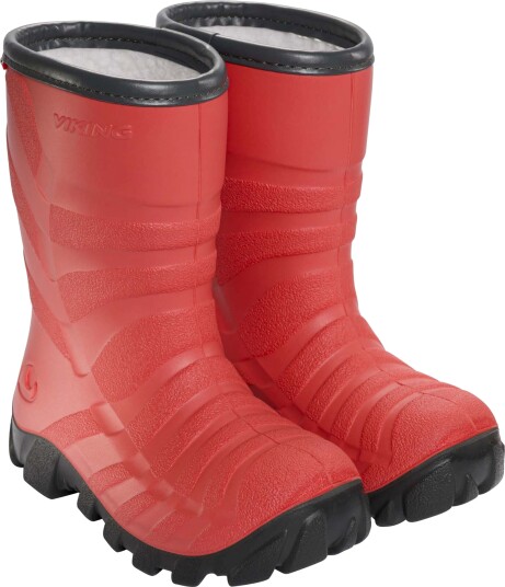 Viking Ultra Fôrede Gummistøvler Rød 31