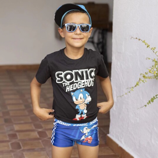 Sonic Badeboxer Smile - 110 / 5 år - Voksen