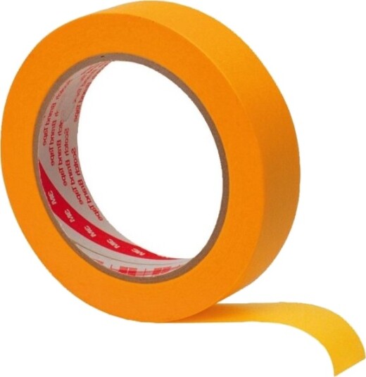 3M Maleravdekkingsbånd 244 Gold 36 Mm X 50 M 0,08 Mm Ekstra Tynt Og Smidig 1 Stk 2443650