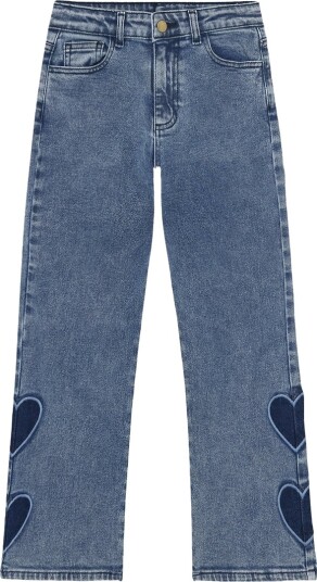 Minymo Jeans - Bred - Medium+ Denim - Minymo - 8 år (128) - Jeans - Blå