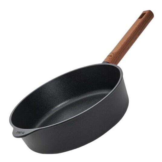 Woll ECO Logic QXR sautèpanne 24 cm fast trehåndtak Woll ECO Logic QXR sautèpanne 24 cm fast trehåndtak