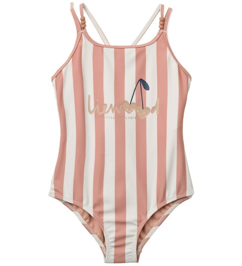 Liewood Suna Stripe Swimsuit Pink 116