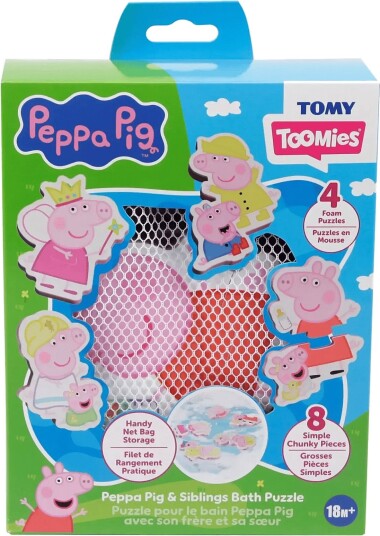 TOMY Toomies Peppa Pig Bath Puzzle - MULTI - One Size