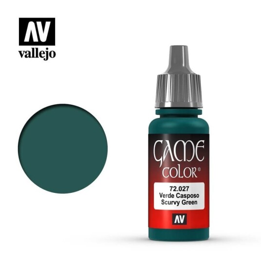 Vallejo Scurvy Green 17ml Acrylmaling for Modellbygging