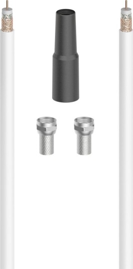 Hama Sat Tilkoblingssett Digital 90dB 10m Kabel/Adaptersett Digital/Data