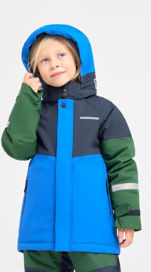 Didriksons Lun Vinterjakke Caribbean Blue 120 Didriksons Lun Vinterjakke Caribbean Blue 120