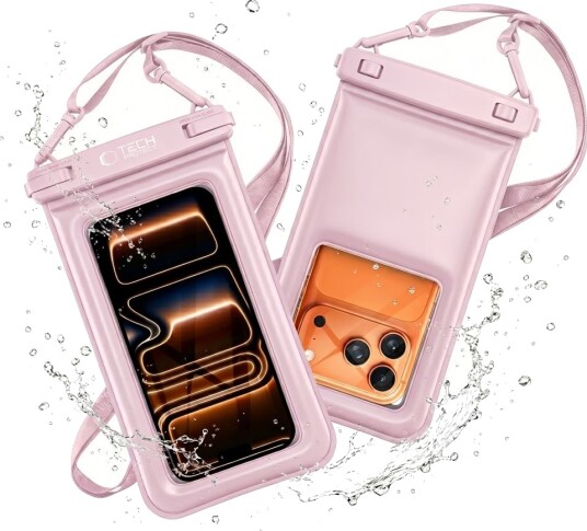 Tech-Protect UWC7 Vanntett Etui for 6,9" Mobil med MagSafe - Rosa Tech-Protect UWC7 Vanntett Etui for 6,9" Mobil med MagSafe - Rosa
