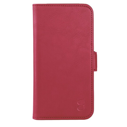 Gear Magseries Lommeboketuier med 3 Kortlomme Dyp Rød for iPhone 15 Plus