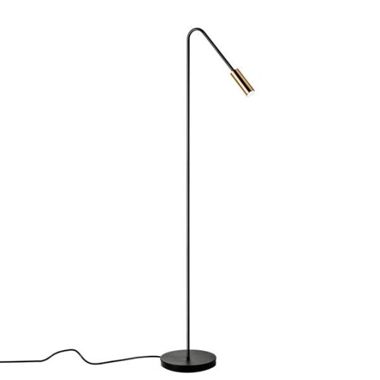 Estiluz Volta Gulvlampe Sort & Gull