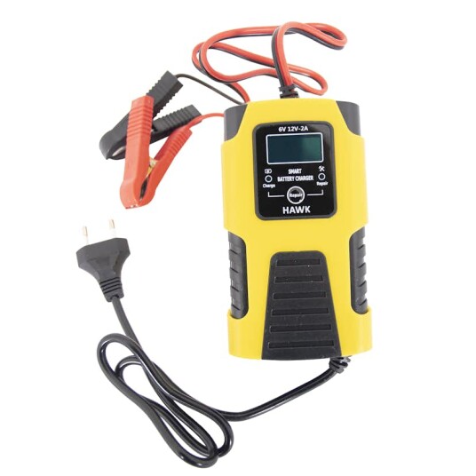 Hawk Batterilader For 6V Og 12V Batterier Hawk Batterilader For 6V Og 12V Batterier