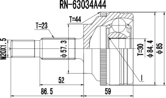 PROCARO 77-RE-100 Drivledd