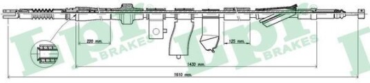 Bremsewire LPR C1298B Bremsewire LPR C1298B